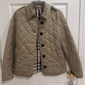 Burberry Tan Quilted Jacket